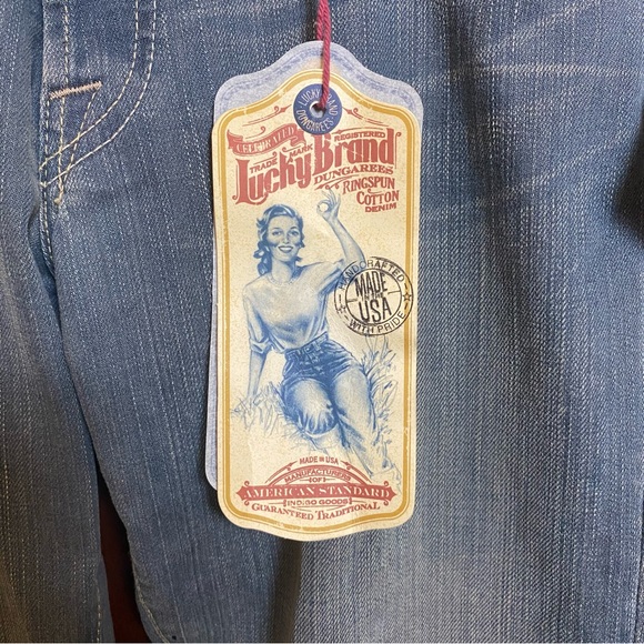 Lucky Brand Lil Melissa By Gene Montesano Blue‎ Jeans Size 10/30 NWT - Picture 13 of 16